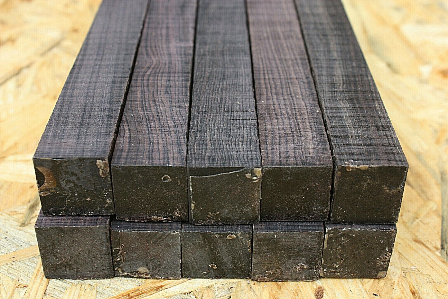 AFRICAN BLACKWOOD GRENADILLA 28mm SQ turning spindles 100-200mm lengths